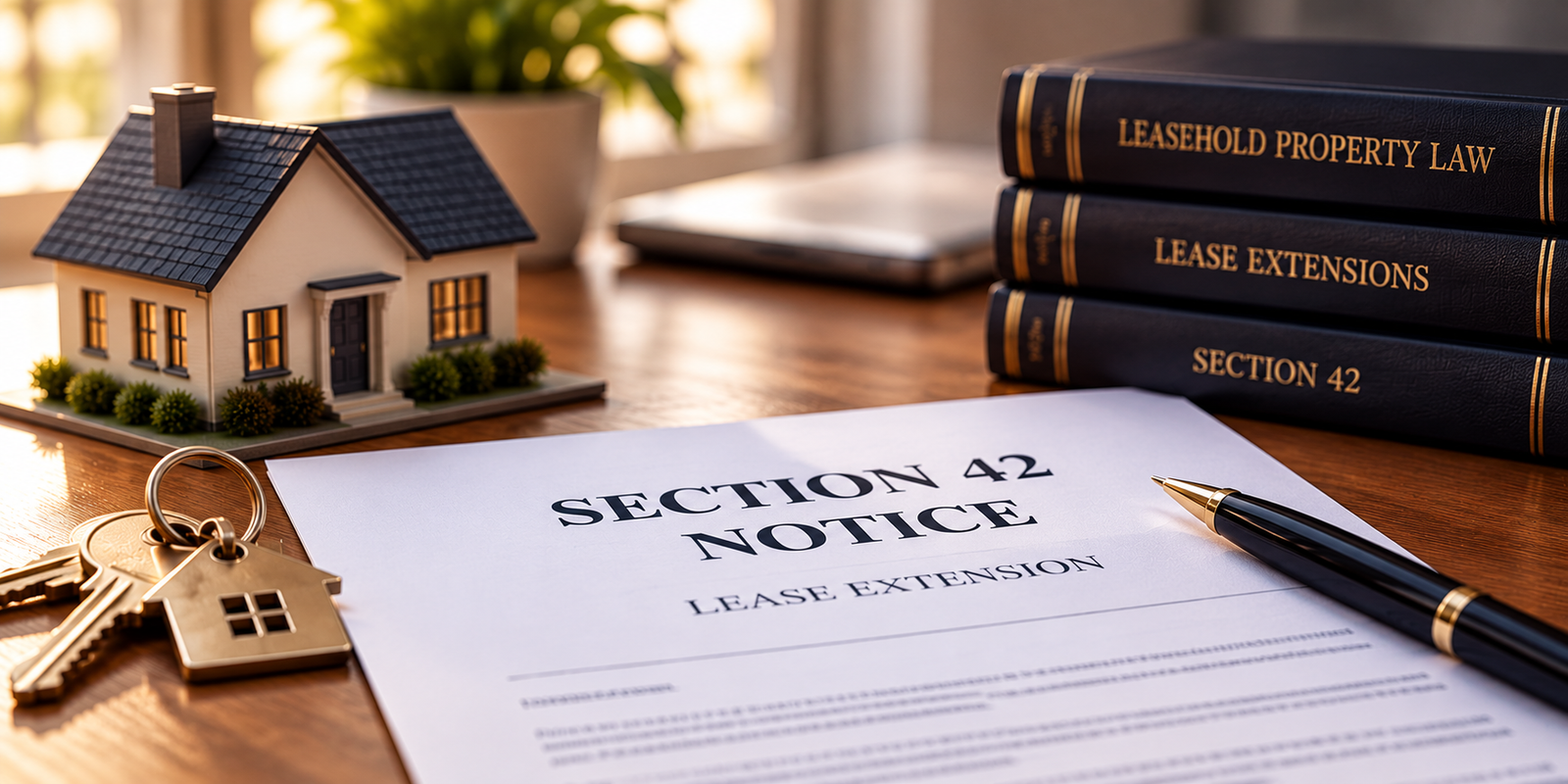 Section 42 notice and lease extension