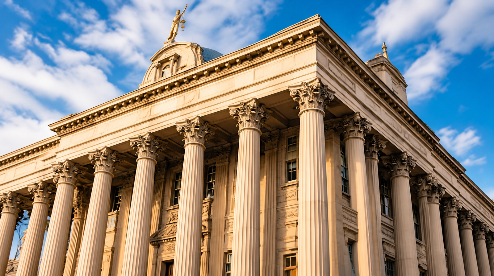 Court building representing the divorce application