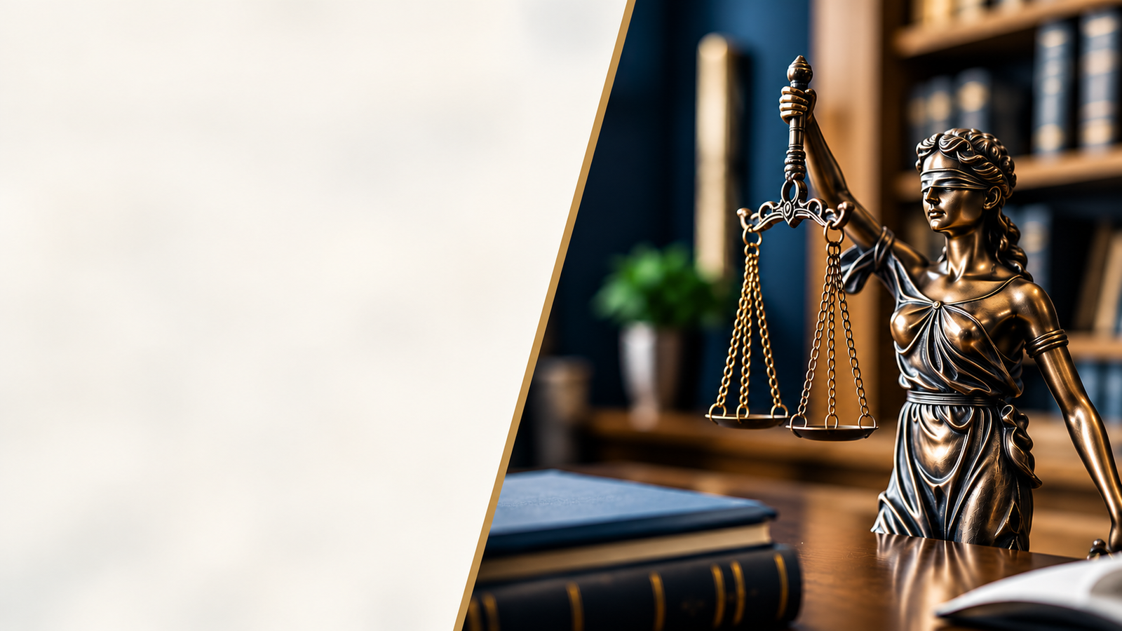 Lady Justice and professional legal office